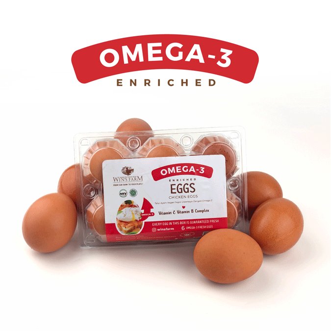 Telur Ayam Ras Omega-3