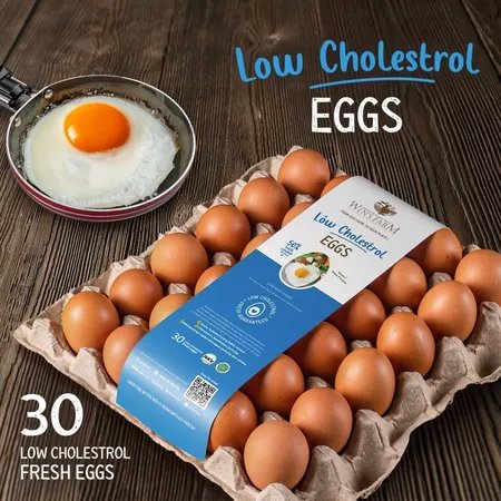 9.9 Wins Farm | SIAP KIRIM SBY SDA | Telur Ayam LOW CHOLESTROL Bebas Salmonella